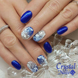 3s76 Diva Blue Crystalac Gel Polish by Crystal Nails