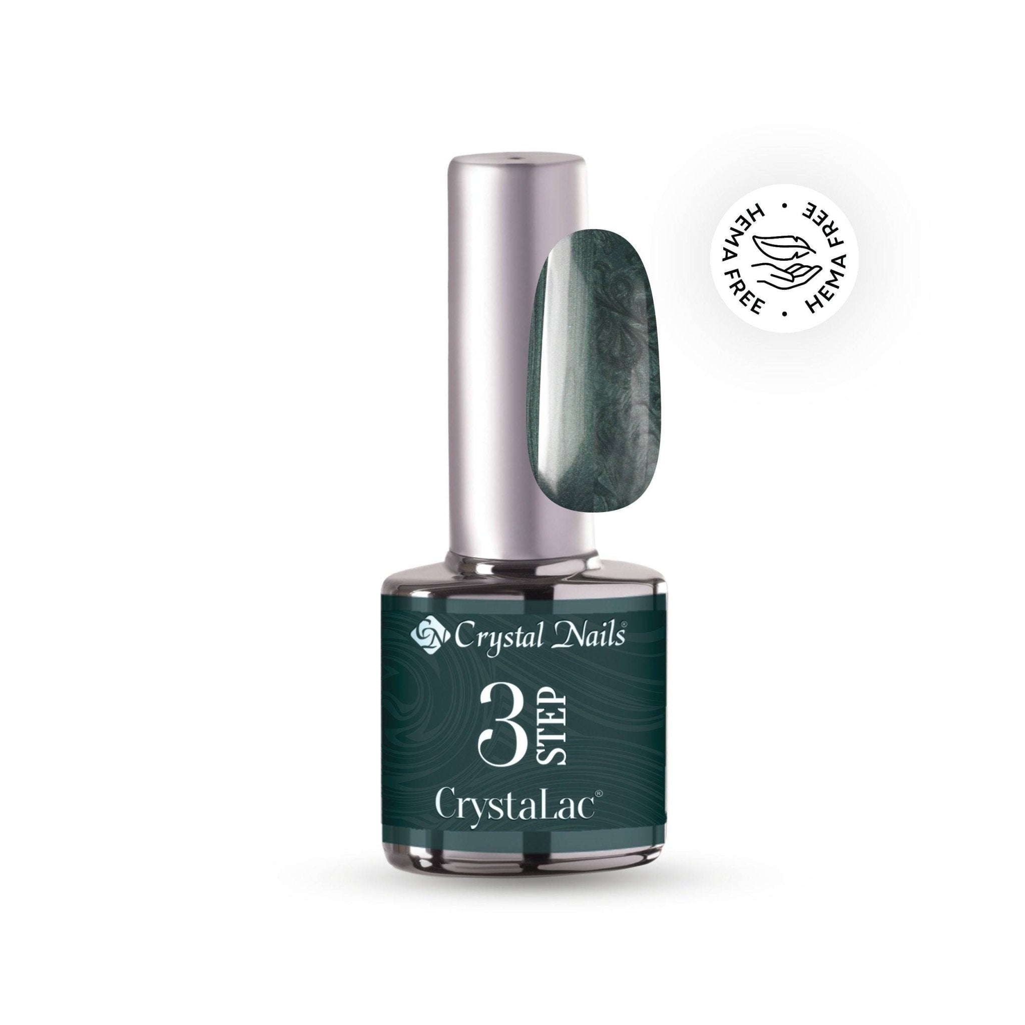 3sP7 Pearly Dark Green Gel Polish - thePINKchair.ca - Gel Polish - Crystal Nails/Elite Cosmetix USA