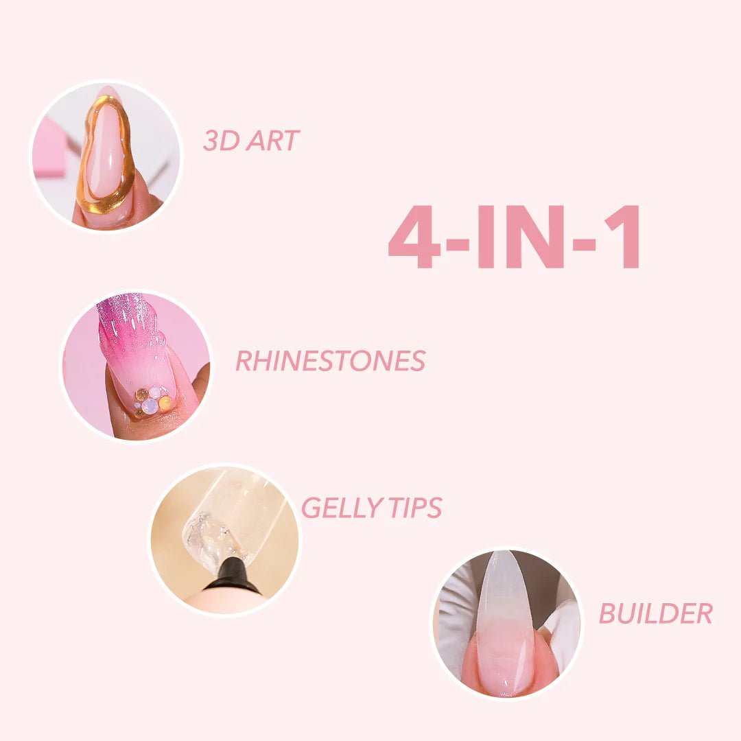 4 - in - 1 Gel Nail Glue - thePINKchair.ca - 3D Gel - Kiara Sky
