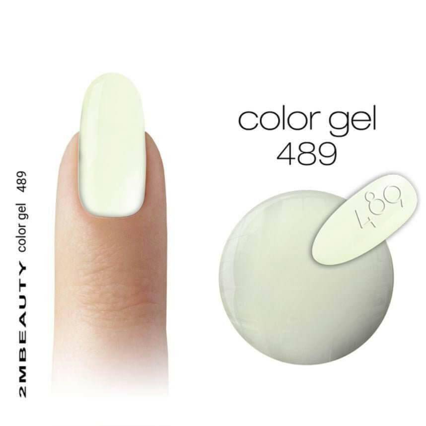489 Neon Pastel Yellow Coloured Gel - thePINKchair.ca - Coloured Gel - 2Mbeauty