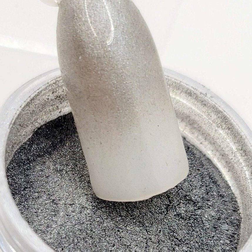 50 Shades of Tired, Pigment (468) by thePINKchair - thePINKchair.ca - Nail Art - thePINKchair nail studio