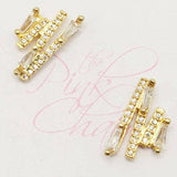 577, Luxury Nail Jewels (2pcs) by thePINKchair - thePINKchair.ca - Nail Art - thePINKchair nail studio