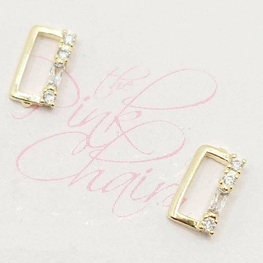 589, Luxury Nail Jewels (2pcs) by thePINKchair - thePINKchair.ca - Nail Art - thePINKchair nail studio