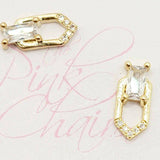 590, Luxury Nail Jewels (2pcs) by thePINKchair - thePINKchair.ca - Nail Art - thePINKchair nail studio
