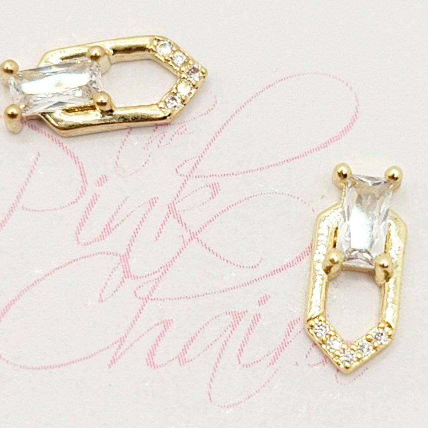 590, Luxury Nail Jewels (2pcs) by thePINKchair - thePINKchair.ca - Nail Art - thePINKchair nail studio