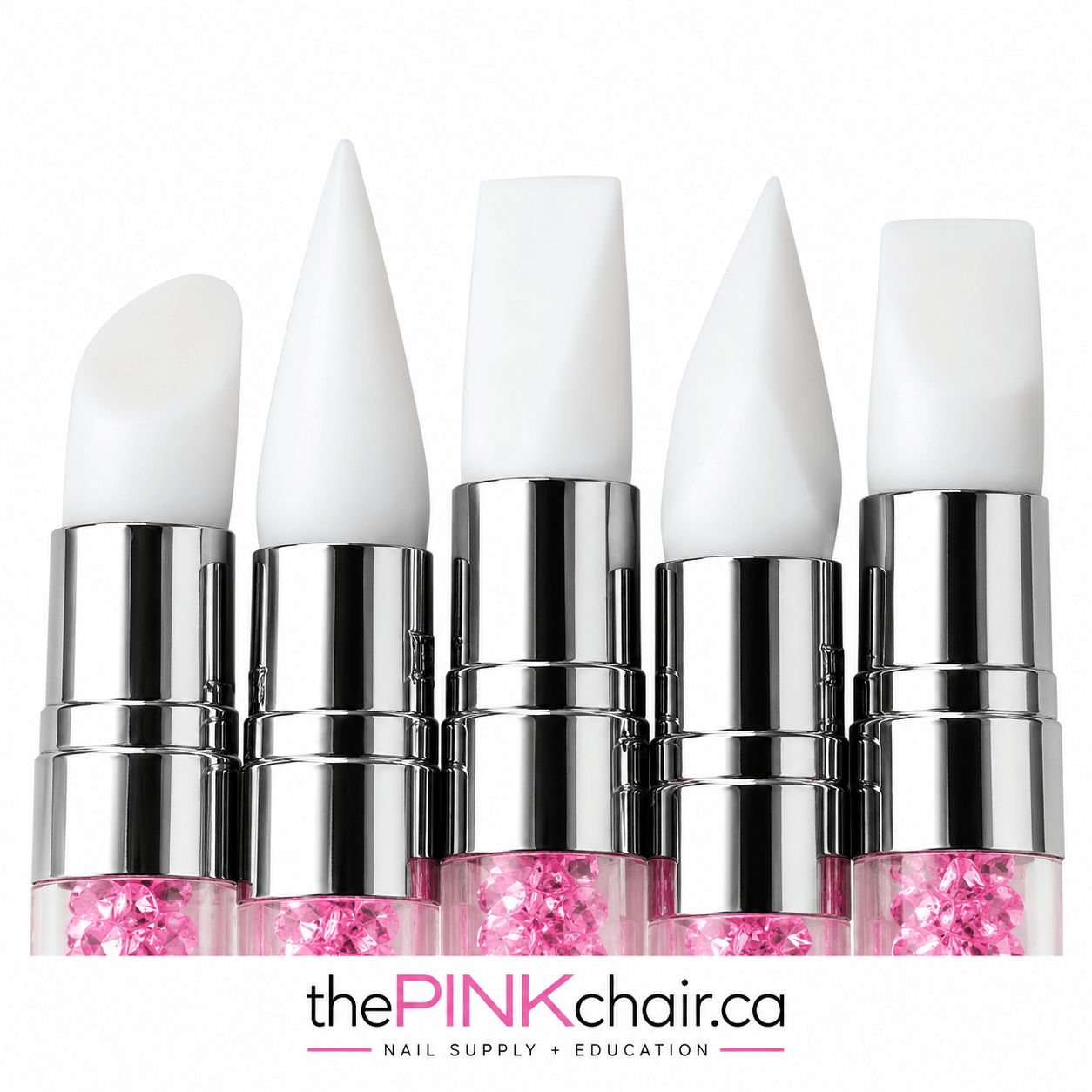 5pc Silicone Tools - thePINKchair.ca - nail art - thePINKchair.ca
