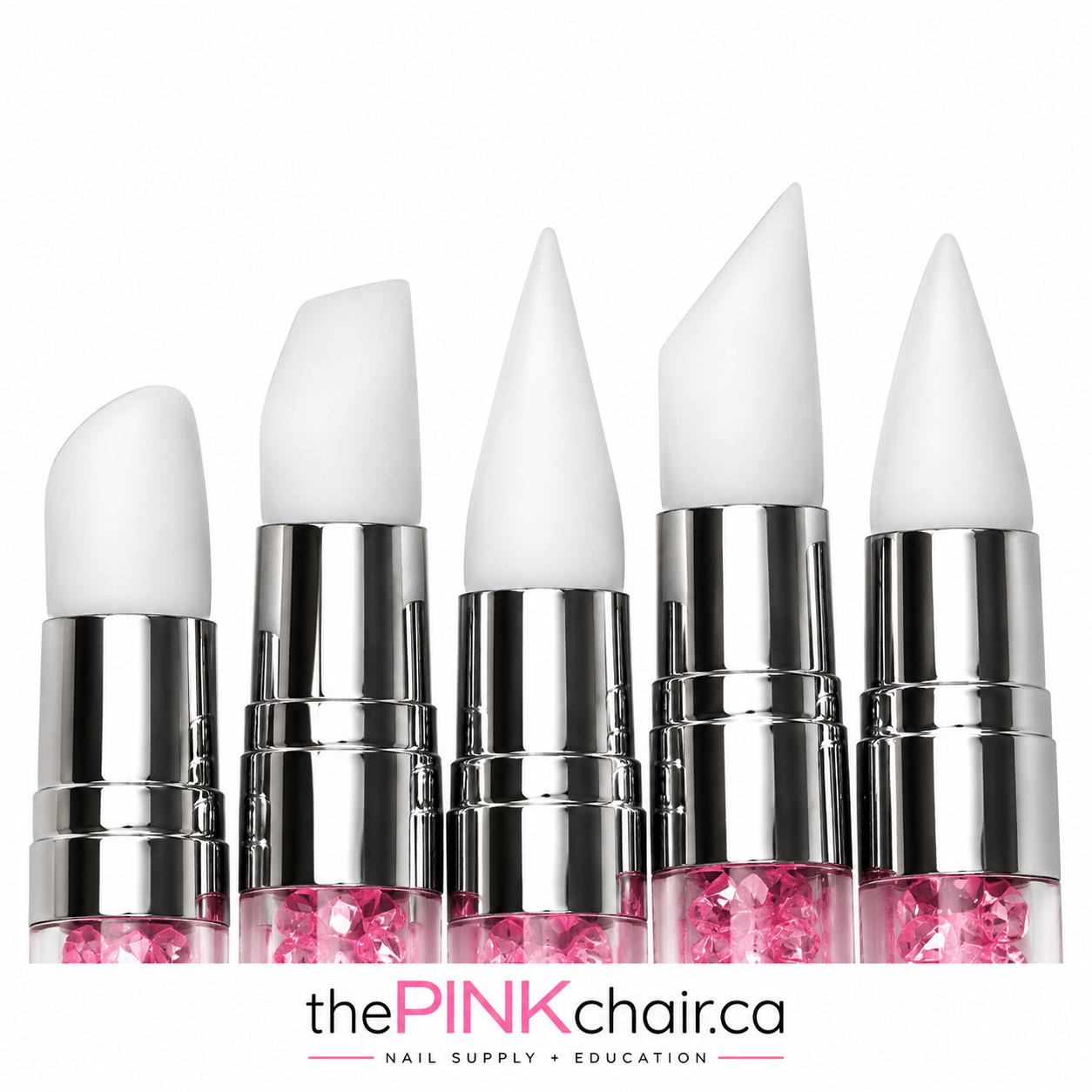 5pc Silicone Tools - thePINKchair.ca - nail art - thePINKchair.ca