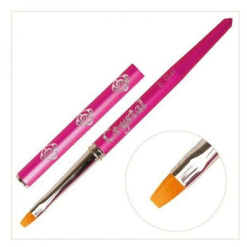 6 Gel Brush by Crystal Nails - thePINKchair.ca - brushes - Crystal Nails/Elite Cosmetix USA