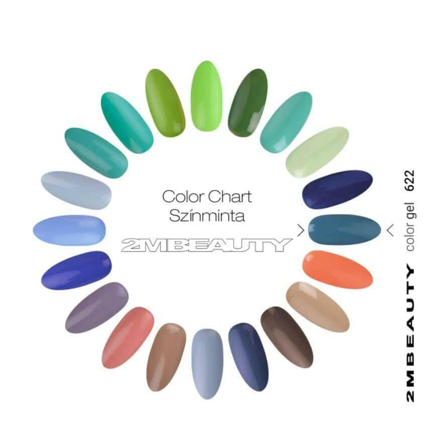 622 Oil Blue Coloured Gel - thePINKchair.ca - Nail Care - 2Mbeauty
