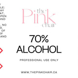 70% Alcohol - thePINKchair.ca - Prep - thePINKchair nail studio