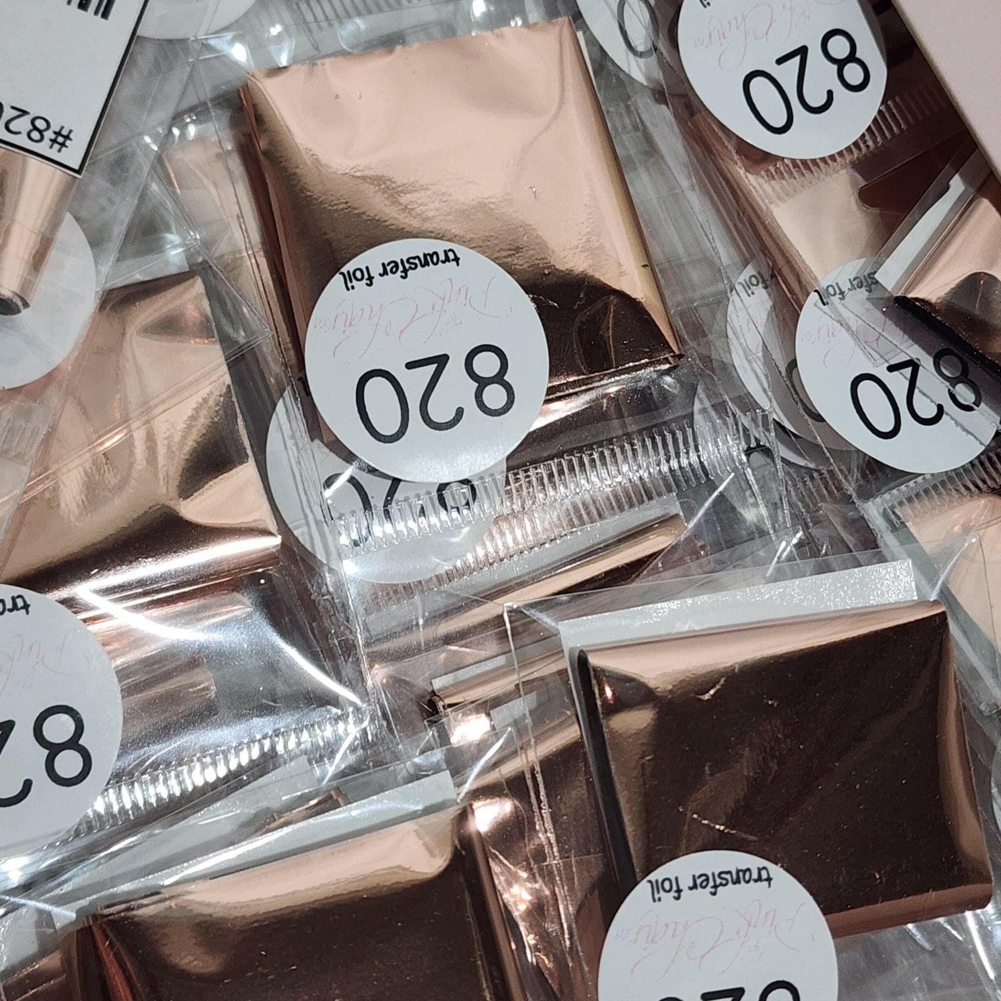 820 Transfer Foil - thePINKchair.ca - Nail Art - thePINKchair nail studio