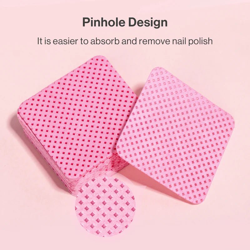 900 Pcs Lint Free Nail Wipes - Pink - thePINKchair.ca - Odds & Ends - Melody Susie
