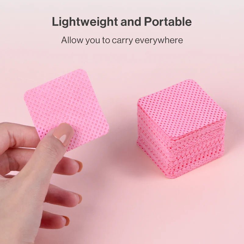 900 Pcs Lint Free Nail Wipes - Pink - thePINKchair.ca - Odds & Ends - Melody Susie