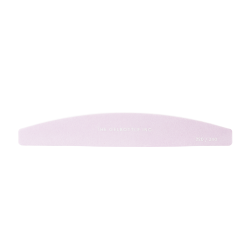 220/240 Lilac Half-Moon Nail File 5-Pack - thePINKchair.ca