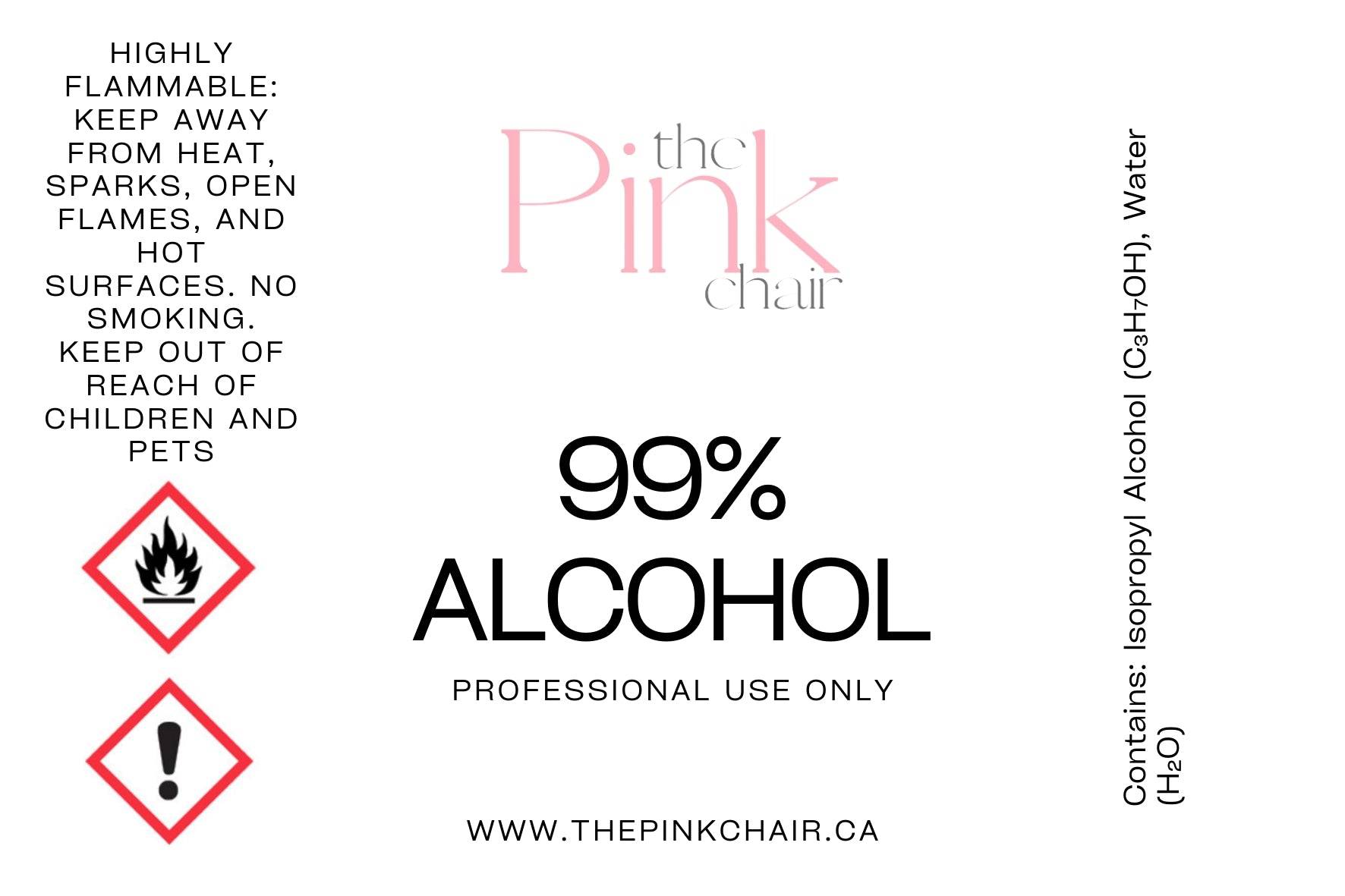 99% Alcohol - thePINKchair.ca - Prep - thePINKchair nail studio