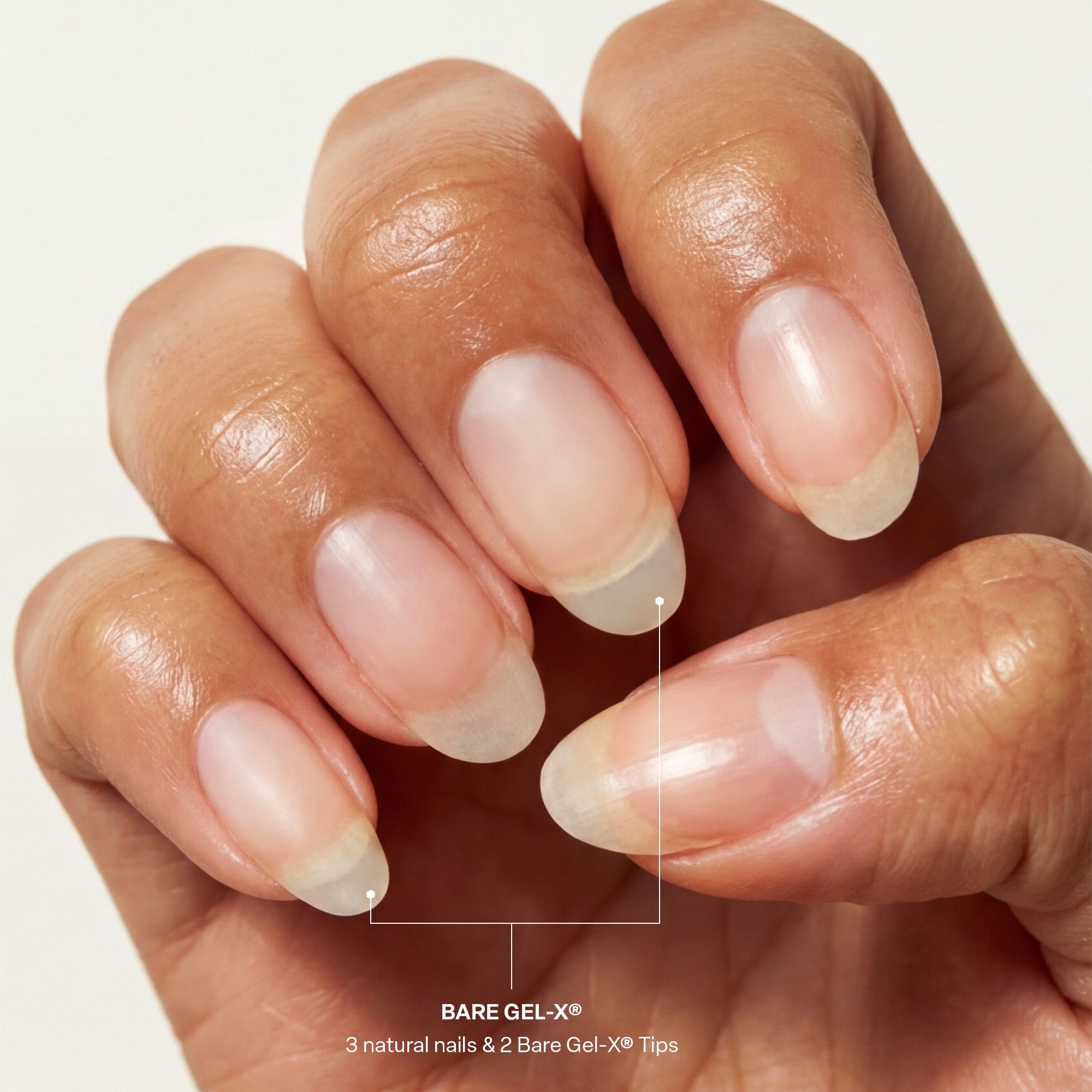 Aprés Bare Gel-X Sculpted tips – product view 3
