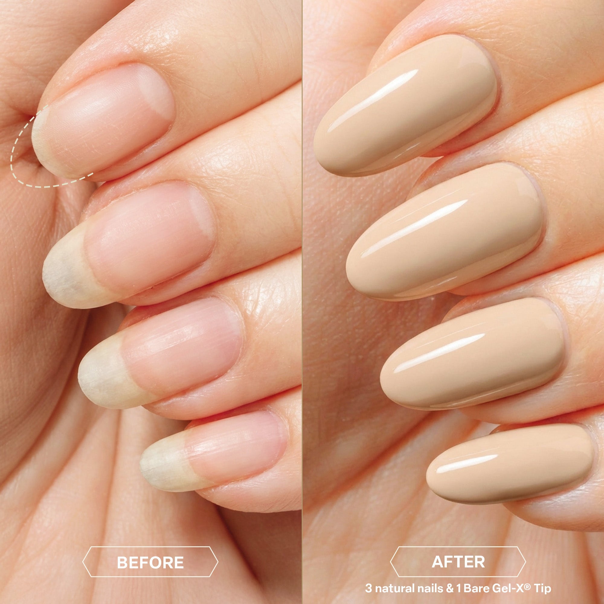 Aprés Bare Gel-X Sculpted tips – product view 4