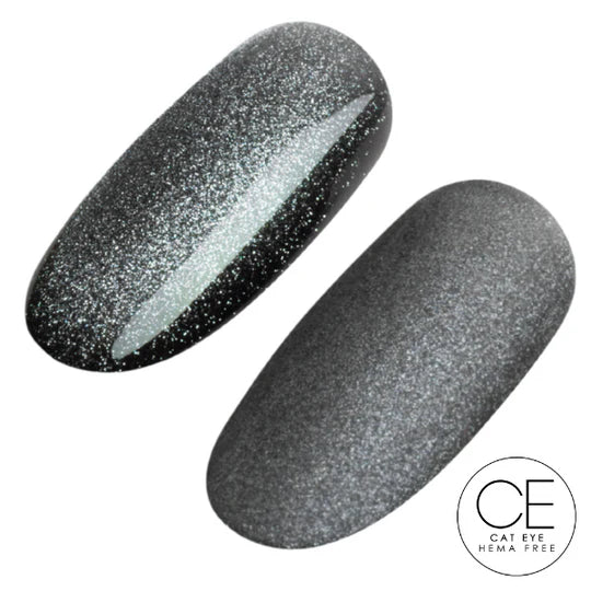 Ugly Duckling In My Era Gel Polish #345 featuring a chic cat-eye effect on a sleek nail tip with a glossy finish.