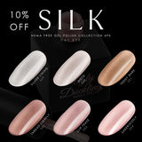 Ugly Duckling Silk Collection gel polish with a glossy, smooth finish displayed on a manicured hand.