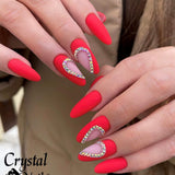 3s197 Sensual Red Gel Polish by Crystal Nails