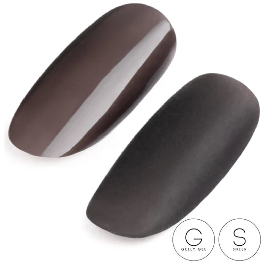 Ugly Duckling LICORICE gel polish #220 displaying a smooth, glossy black gel nail polish in a professional bottle.