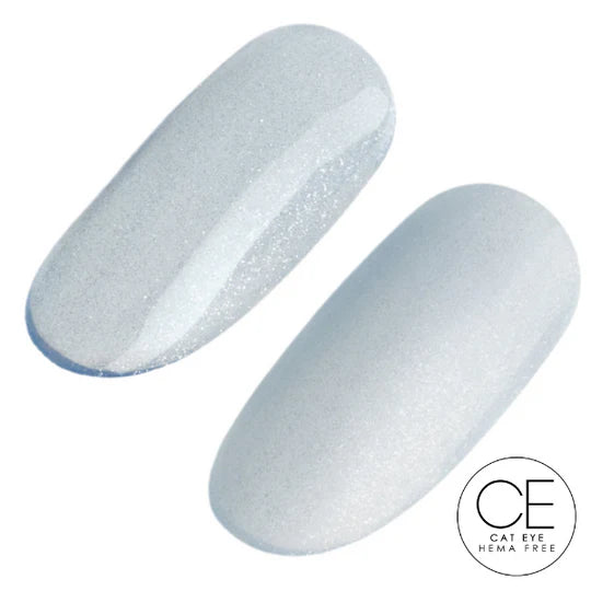 Blue Topaz gel polish by Ugly Duckling, showcasing a smooth application of vibrant blue topaz color on nails.