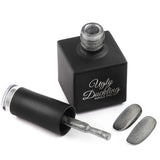 Ugly Duckling LUNAR Gel Polish #186 showcasing deep, rich shade in a sleek bottle with a glossy finish.
