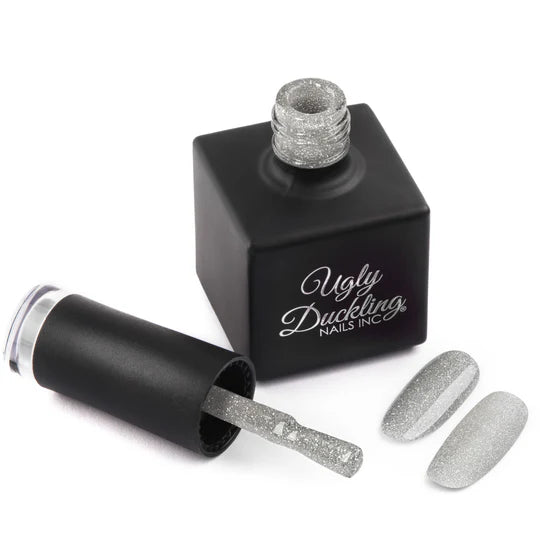 Ugly Duckling AUDREY gel polish #234 in a sleek bottle, showcasing the vibrant color and smooth gel texture.