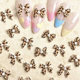 Phat Cat – 3D Cheetah Bow Nail Art Charms