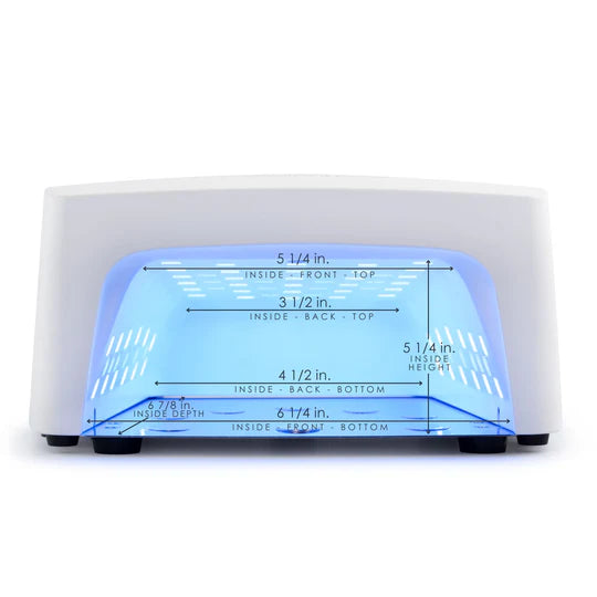 Ugly Duckling rechargeable gel lamp with measurements, compact design, and soft light for versatile home or office lighting.