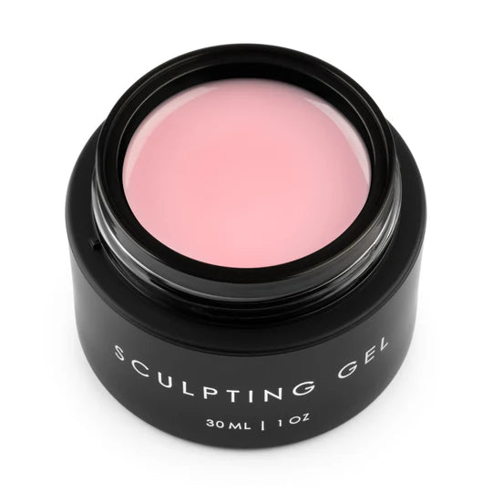 Ugly Duckling blush sculpting builder gel in a 30ml container, designed for nail sculpting and shaping.