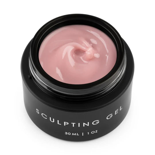 Ugly Duckling FAIR-Y FUFU Sculpting Gel in a 30ml jar, used for builder gel nail sculpting and nail art.