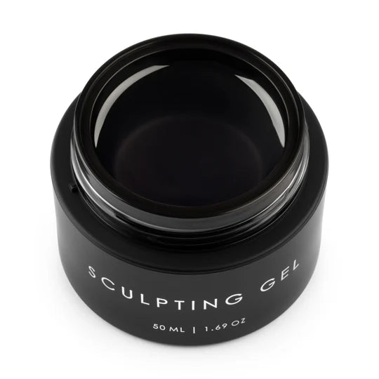 Clear sculpting gel by Ugly Duckling in a 50ml jar, used for building and shaping nails in professional nail art.