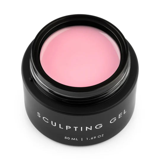 Pink sculpting gel by Ugly Duckling, a builder gel in a 50ml container, used for nail sculpting and enhancements.