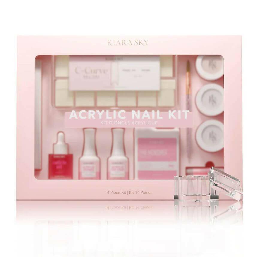 Acrylic Nail Kit + Dappen Dish Bundle by Kiara Sky - thePINKchair.ca - Acrylic Powder - Kiara Sky