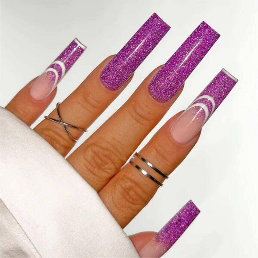 AFX04, Grape Idea DiamondFX Acrylic Powder by Kiara Sky - thePINKchair.ca - Acrylic Powder - Kiara Sky