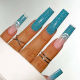 AFX06, You Blue It DiamondFX Acrylic Powder by Kiara Sky - thePINKchair.ca - Acrylic Powder - Kiara Sky