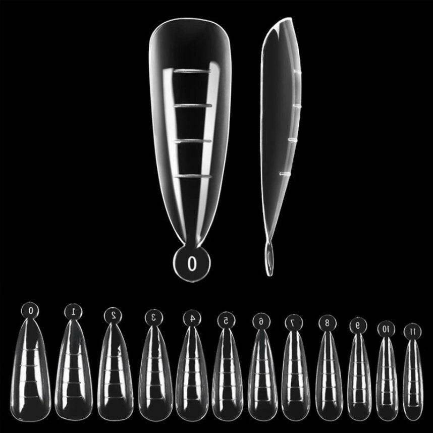 Almond Dual Form for AcrylGel by thePINKchair - thePINKchair.ca - Tips - thePINKchair nail studio