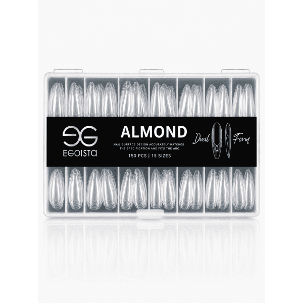 Almond Dual Forms for Nail Extensions - thePINKchair.ca - Tips - egoista