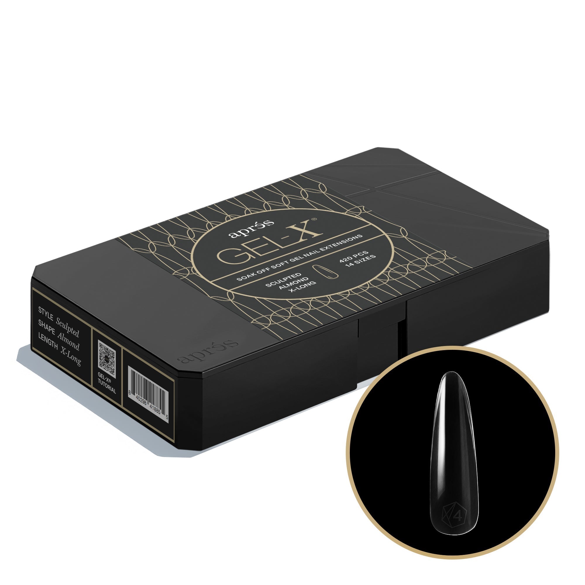 ALMOND Gel-X® Tip Box - Pro (600/420pcs) - thePINKchair.ca - Tips - Apres