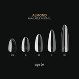 ALMOND Gel - X® Tip Box - Pro (600pcs) - thePINKchair.ca - Tips - Apres