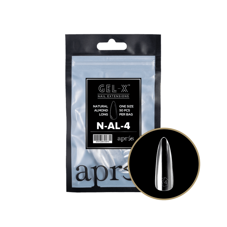 ALMOND - NATURAL Gel - X Refill (50pcs) - thePINKchair.ca - Tips - Apres
