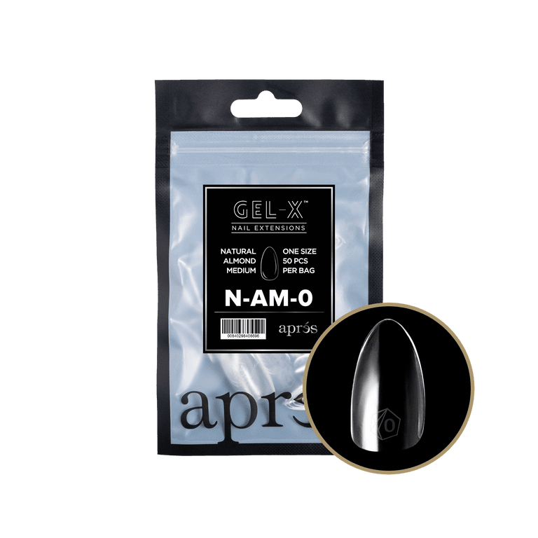 ALMOND - NATURAL Gel - X Refill (50pcs) - thePINKchair.ca - Tips - Apres