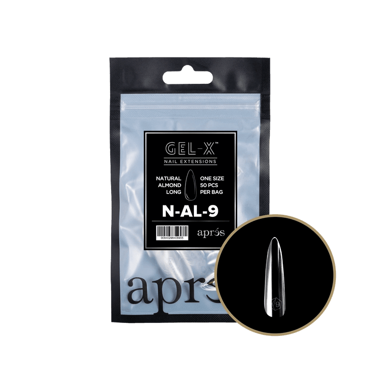 ALMOND - NATURAL Gel - X Refill (50pcs) - thePINKchair.ca - Tips - Apres