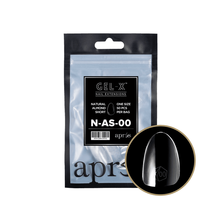 ALMOND - NATURAL Gel - X Refill (50pcs) - thePINKchair.ca - Tips - Apres