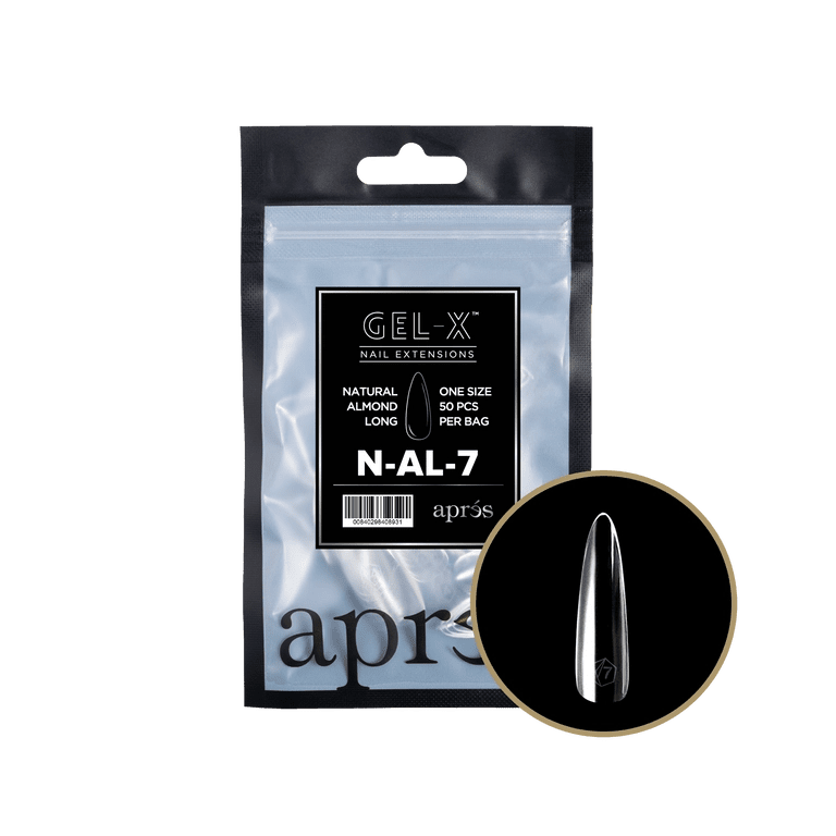 ALMOND - NATURAL Gel - X Refill (50pcs) - thePINKchair.ca - Tips - Apres