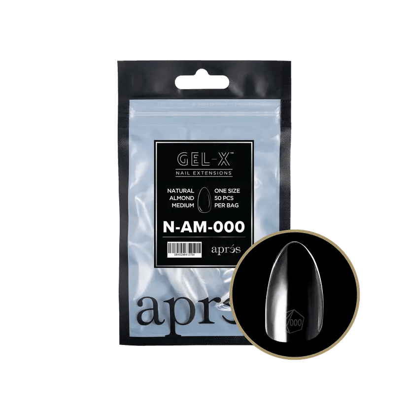 ALMOND - NATURAL Gel - X Refill (50pcs) - thePINKchair.ca - Tips - Apres
