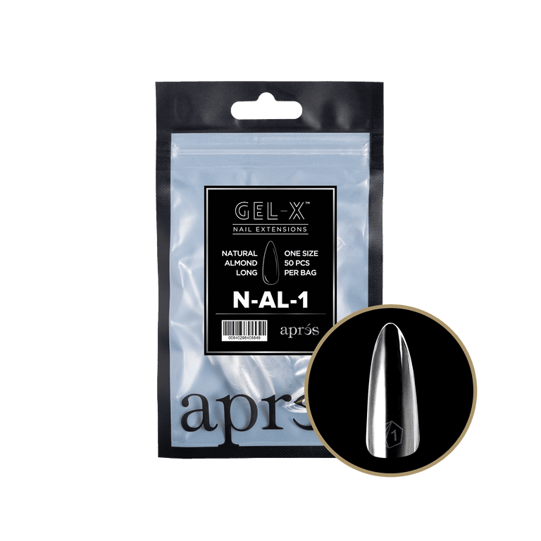 ALMOND - NATURAL Gel - X Refill (50pcs) - thePINKchair.ca - Tips - Apres