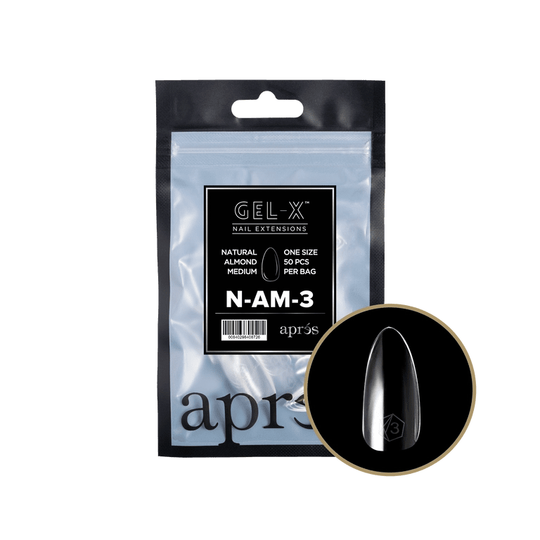 ALMOND - NATURAL Gel - X Refill (50pcs) - thePINKchair.ca - Tips - Apres