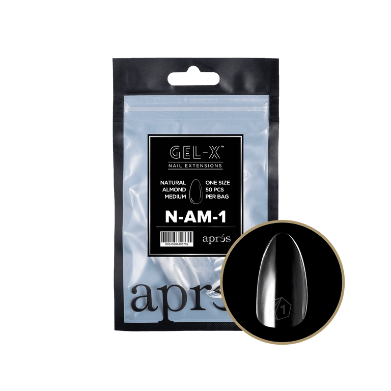 ALMOND - NATURAL Gel - X Refill (50pcs) - thePINKchair.ca - Tips - Apres
